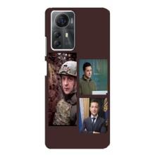 Чехол для ZTE Blade A72s (AlphaPrint - с принтом Зеленского)