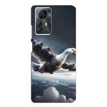 Чехол с мемом Тралалело тралала на ZTE Blade A72s (Бомбардини гусини)