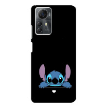 Чохол з принтом Стіч на ZTE Blade A72s – Стіч на чорному