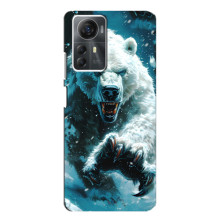 Чехол с картинкой «Хищники» для ZTE Blade A72s – Медведь
