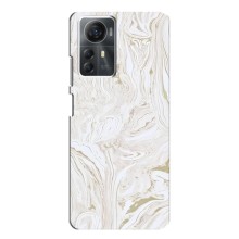Мраморний чехол на ZTE Blade A72s (VPrint) (Білий мрамор)