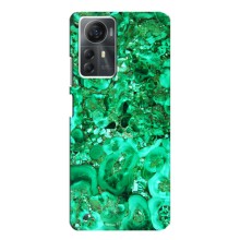 Мраморний чехол на ZTE Blade A72s (VPrint) (Салатовий Мрамор)