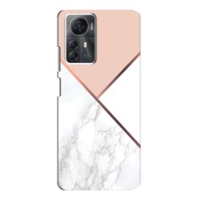 Мраморний чехол на ZTE Blade A72s (VPrint) (Тройний мрамор)