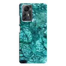 Мраморний чехол на ZTE Blade A72s (VPrint) (Зелений мрамор)