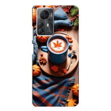 Чохол з унікальним дизайном 'Осінь з кавою' для ZTE Blade A72s