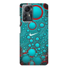 Силиконовый Чехол на ZTE Blade A72s с картинкой Nike (Найк зеленый)