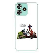 Чохли для ZTE Blade A73 (Для Християн) – Ісус супергерой
