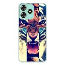 Чохли з зображенням різних тварин на ZTE Blade A73 (Яскравий Тигр)