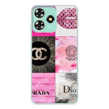 Чехол (Dior, Prada, YSL, Chanel) для ZTE Blade A73 (Модница)