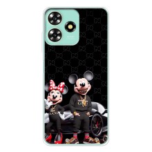 Чехол Disney Mouse ZTE Blade A73 (PREMIUMPrint) (Семья Маусов)