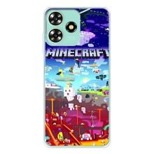 Чехол майнкрафт для ZTE Blade A73 – MINECRAFT