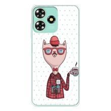 Чохол на тематику: Коти для ZTE Blade A73 – Кіт аристократ