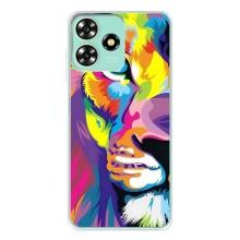 Чехол с картинкой на ZTE Blade A73 – Яркий Лев