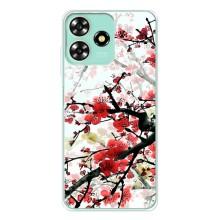 Чехол с принтом САКУРЫ на ZTE Blade A73 – Красивая Сакура