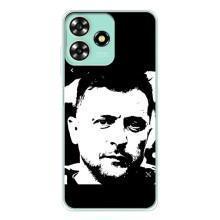 Чехол для ZTE Blade A73 (AlphaPrint - с принтом Зеленского)