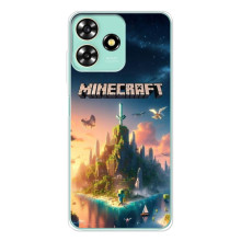 Чохол з картинками Майнкрафт для ZTE Blade А73