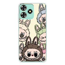 Чохол з Лабубу на ZTE Blade A73 – Колаж Лабубу