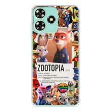 Чехол Зоотрополіс на ZTE Blade A73 – Коллаж Зоо