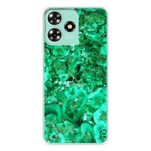 Мраморний чехол на ZTE Blade A73 (VPrint) (Салатовий Мрамор)