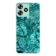 Мраморний чехол на ZTE Blade A73 (VPrint) (Зелений мрамор)