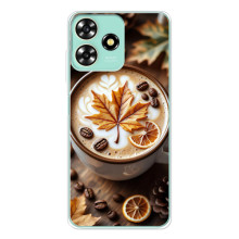 Чохол з унікальним дизайном 'Осінь з кавою' для ZTE Blade A73 – Пряна кава
