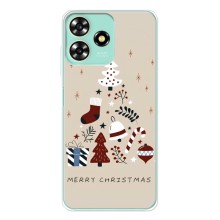 Різдвяні Чохли для ZTE Blade A73 (VPrint) (Merry Christmas)