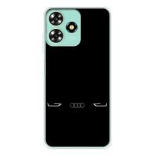 Силіконовий бампер з картинкою машини на ZTE Blade A73 (Сілует Audi)