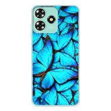 Силіконовий бампер з картинкою звірів для ZTE Blade A73 (Крила метеликів)