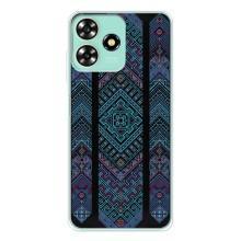 Силиконовый Чехол на ZTE Blade A73 – Крутой орнамент
