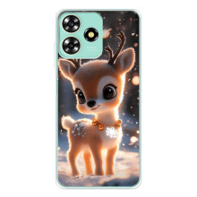 Яскравий чохол для ZTE Blade A73 з Зимові Оленята – Оленятко