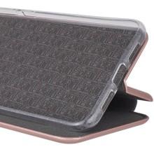 Кожаный чехол-книжка Classy для ZTE Blade A75 4G – Rose Gold