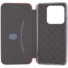 Кожаный чехол-книжка Classy для ZTE Blade A75 4G – Красный