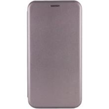Шкіряний чохол-книжка Classy для ZTE Blade A75 4G – Сірий