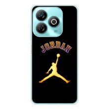 Чехлы для ZTE Blade A75 - с картинкой JORDAN (AlphaPrint) (Jordan Gold)