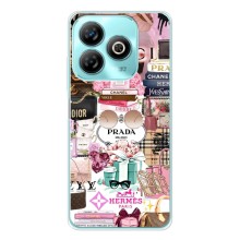 Чохол (Dior, Prada, YSL, Chanel) для ZTE Blade A75 (Брендb)