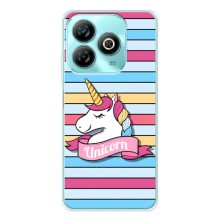 Чехол для Блейд А75 - (Единорожки - Новинки) (AlphaPrint) (Unicorn)