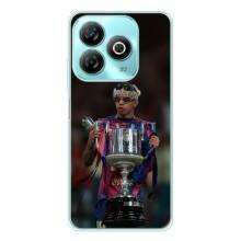 Чехол с футболистом Ламин Ямаль ZTE Blade A75 – Ямал с кубком