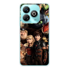 Чехол как приручить дракона на ZTE Blade A75 – Персонажи дракона