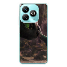 Чехол как приручить дракона на ZTE Blade A75 – Сцена з драконом