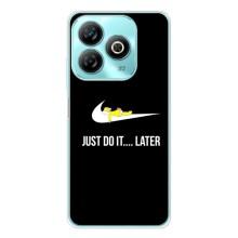 Чехол с логотипом Найк на ZTE Blade A75 (Nike just do it)