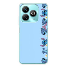 Чехол с принтом Стич на ZTE Blade A75 – Стич фон