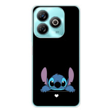 Чехол с принтом Стич на ZTE Blade A75 – Стич на черном