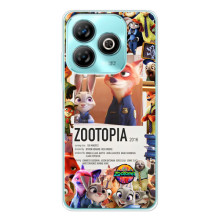 Чехол Зоотрополіс на ZTE Blade A75 – Коллаж Зоо