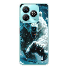 Чохол з картинкою 'Хижаки' для ZTE Blade A75 – Ведмідь