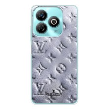 Текстурный Чехол Louis Vuitton для Блейд А75 (Белый ЛВ)