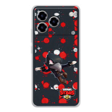 Бампер (ТПУ) с принтом Brawl Stars на Блейд А76 – Черный Ворон