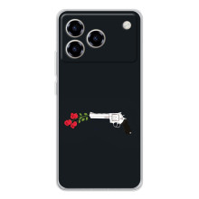 Чехлы (ART) Цветы на ZTE Blade A76 (VPrint) (Неожиданные цветы)