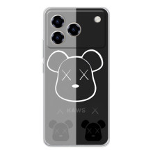 Чехлы для ZTE Blade A76 - Bearbrick Louis Vuitton (PREMIUMPrint) (БеарБрик глаза)