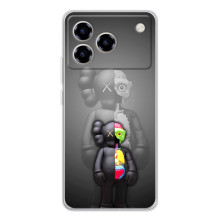 Чехлы для ZTE Blade A76 - Bearbrick Louis Vuitton (PREMIUMPrint) (Тело Bearbrick)