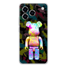 Чехлы для ZTE Blade A76 - Bearbrick Louis Vuitton (PREMIUMPrint) (Яркий Bearbrick)